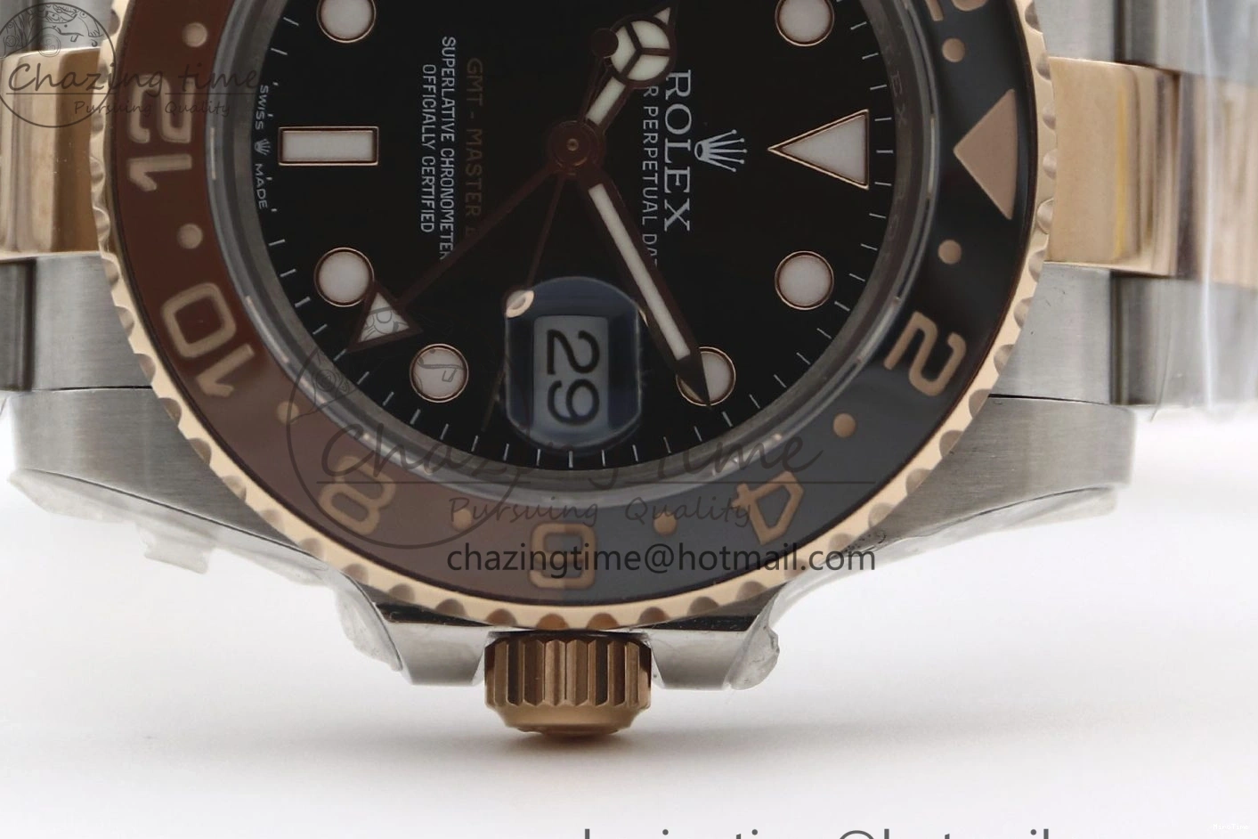 MiroTime 0413 GMT Master II 126711 CHNR 904L SS TW+ 1:1 Best Edition on SS RG Bracelet VR3186 CHS FreshLook 1976
